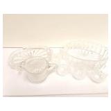 CRYSTAL AND STAMPED GLASSWARE