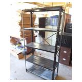 METAL SHELVING UNIT- 5 SHELVES