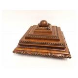 HAND CRAFTED JEWELRY BOX- VERY NICE-