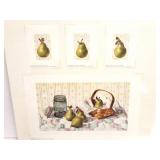 JACQUELINE M. GNOTT- " STILL LIFE WITH BASKET AND