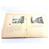 VINTAGE SCRAP BOOK WITH LOTS OF PICTURES AND