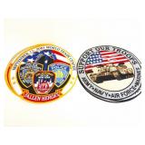 LARGE SUPPORT MILTARY PATCHES-