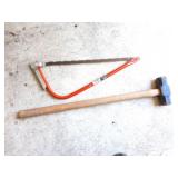 SLEDGE AND SAW LOT