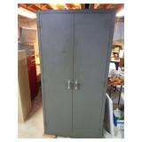 LARGE METAL 2 DOOR CABINET