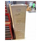 4 DRAWER METAL FILING CABINET