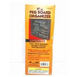 50 PIECE PEG BOARD ORGANIZER- NEW IN BOX
