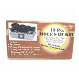 HOLE SAW KUT- 13 PC.- NEW IN BOX