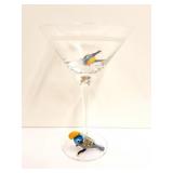 PARROT MARTINI GLASS- VERY NICE