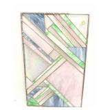 STAINED GLASS- 13 INCHES BY 21 INCHES