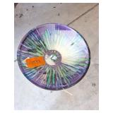 GLASS BIRDBATH