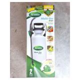 SCOTTS MULTI USE 2 GALLON GARDEN SPRAYER- NEW IN