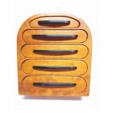 HAND CRAFTED- WOODEN JEWELRY BOX- BY DAVE ROSS-