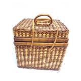 FANCY LINED BASKET- LARGE