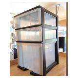 3 - DRAWER STIRAGE CABINET- PLASTIC