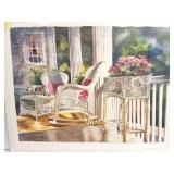LINDA BAKER-" AFTERNOON CHAT"- NUMBERED- NAMED-