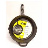 LODGE- CAST IRON- 10.25 SEASONED SKILLET- NEW