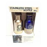 STAINLESS STEEL WATER BOTTLES- NEW IN BOX