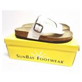SUNBAY FOOT WEAR-SIZE 8M- WHITEZ  STYLE BECKY-NEW