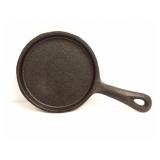 CAST IRON 5 INCH ROUND GRIDDLE