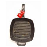 BRINKMAN- CAST IRON SQUARE SKILLET- 10 INCH-
