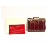 GENUINE EEL SKIN CHANGE PURSE AND WALLET- VAERY