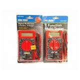 CEN TECH METERS- DIGITAL MULTIMETER AND 7