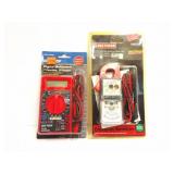 CRAFTSMAN CLAMP IN AMMETER AND CENTECH DIGITAL