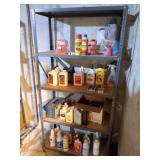 METAL SHELVING UNIT WITH ALL OILS