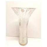 HAND CUT LEADED CRYSTAL- CZECH REPUBLIC- VASE