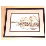 ARTIST PROOF- SIGNED AND FRAMED- APPROXIMATELY-