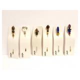 MEIFA- 6 HAIR PINS- VERY NICE