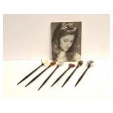 MEIFA- HAIR STICKS- 6 STICKS