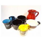 COFFEE - SOUP MUGS- PICTHER LOT