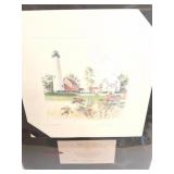 KATHLEEN CHANEY FRITZ-" EAST TAWAS LIGHTHOUSE"-