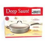 BIALETTI CASA. ITALIA.- DEEP SAUTE- SKILLET WITH