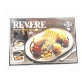 REVERE- STAINLESS STEEL SERVING TRAY- IN ORIGINAL