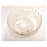 PRESSED GLASS- BOWL WITH LEGS