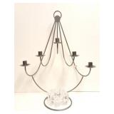 DAMARA GLASS- METAL- WALL HANGING WITH CRYSTAL