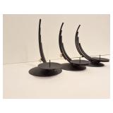 METAL CANDLE HOLDERS SET OF 3