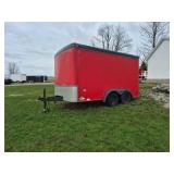 ENCLOSED TRAILER- TANDEM- 8