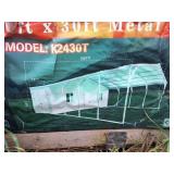 METAL GARAGE WITH CAR PORT- NEW IN CRATE-