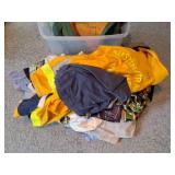 VINTAGE MENS AND WOMANS CLOTHES- CONTENTS OF TOTE
