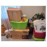 DECOR ITEMS - ARTIFICIAL FLOWERS- CHRISTMAS AND