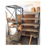 2 METAL - SHELVING UNITS - NO CONTENTS