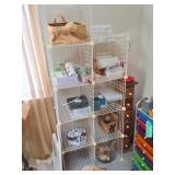 WIRE RACK AND ALL CRAFTING CONTENTS