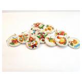 VINTAGE HANDMADE CHRISTMAS ORNAMENTS-VERY NICE