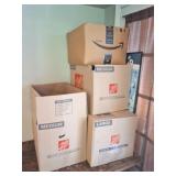 4 HUGE BOXES OF ASSORTED VINTAGE CLOTHES-