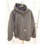CARHART XL MENS HOODED JACKET- VERY NICE LIGHT