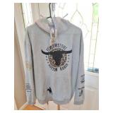 YELLOWSTONE DUTTON RANCH- HOODED SWEATSHIRT- XL