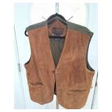 EDDIE BAUER- MENS LARGE SUEDE VEST